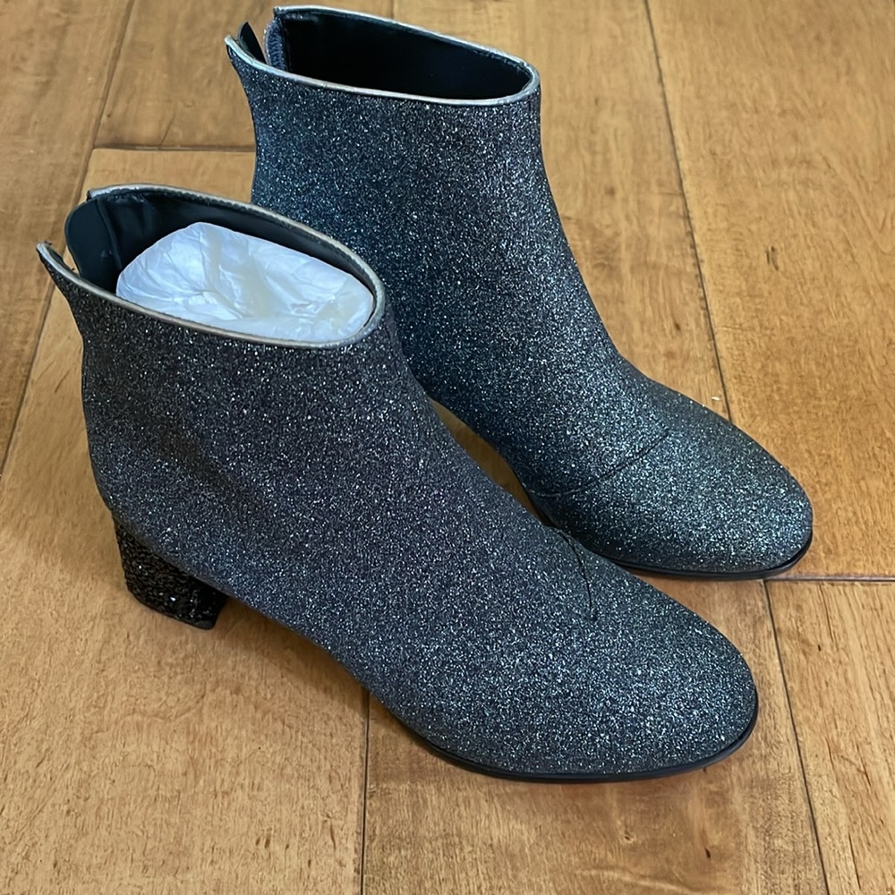 New Sophia Webster Glitter Stella Heeled Boots